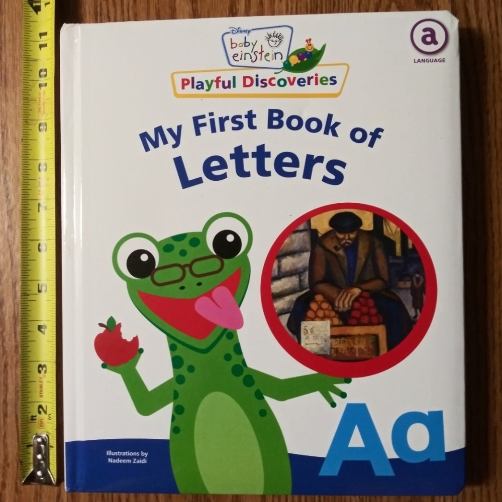 Disney Baby Einstein - My First Book of Letters - Pre-owned